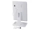 Makeup Kosmētisks Spogulis ar LED Apgaismojumu un 180° Rotāciju, Balts | Makeup Cosmetic Mirror with LED Lightning