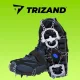 Ледоступы для обуви Trizand, размер L (40-44), черно-серебристые