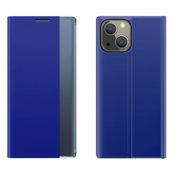Atverams vāciņš iPhone 13 mini ar skatlogu Sleep Case, zils