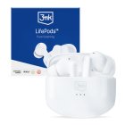 3mk LifePods bezvadu Bluetooth 5.3 ANC austiņas ausīs - baltas | in-ear wireless headphones white