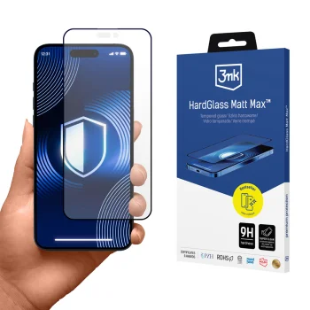 Матовое защитное стекло 3mk HardGlass Matt Max для iPhone 14 Pro Max