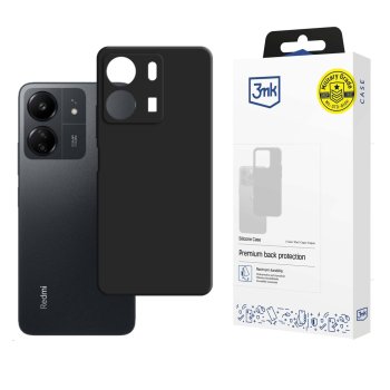3Mk Protection Silicone Case vāciņš Xiaomi Redmi 13C / POCO C65, melns