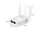 Усилитель сигнала WiFi, репитер 300 Мбит/с, 4 антенны, белый