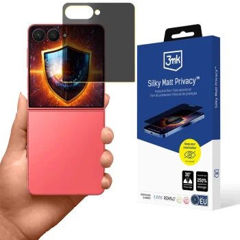 Защитная пленка 3mk Silky Matt Privacy для Samsung Galaxy Z Flip 7, матовая