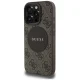 Guess для iPhone 16 Pro Max чехол 4G Circle Classic Logo MagSafe, коричневый