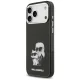 Karl Lagerfeld IML Aquarelle MagSafe vāciņš iPhone 17 Pro, melns