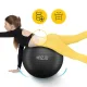 Гимнастический мяч 4FIZJO Reh Ball 65 см с насосом, черный