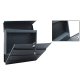 Почтовый ящик Modernhome HPB932-7 с отделением для газет, оцинкованная...