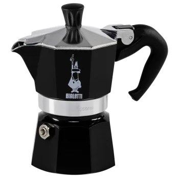 Гейзерная кофеварка Bialetti Moka Express 1 порция Черная