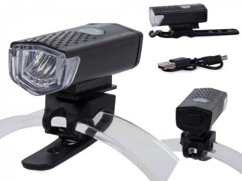 Velosipēda Priekšējais Lukturis Gaisma CREE LED USB | Front Bicycle Light Lamp