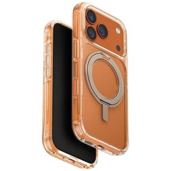 Uniq Swivix rotējoša 360° statīva maciņš iPhone 17 Pro – Zelts | Phone Case Cover