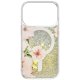 Uniq Coehl Fleurette magnētiskās uzlādes vāciņš iPhone 17 Pro — caurspīdīgs | Phone Case Cover