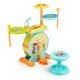 Kids 2-in-1 Drum Kit & Keyboard Piano Set with Microphone & MP3 Input