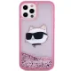 Чехол Karl Lagerfeld для iPhone 12 / 12 Pro KLHCP12MLNCHCP Розовый