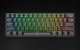 Mechanical keyboard Royal Kludge RK61 RGB, brown switch (black)