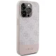Guess 4G Stripe Collection futrālis iPhone 15 Pro - rozā krāsā | case for pink