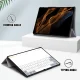 Samsung Galaxy Tab S9 Ultra (SM-X910, SM-X916B) Tri-fold Stand Design Leather Case Cover, Grey | Чехол...