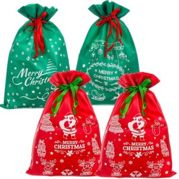 Ruhhy Christmas Gift Bag Set, 4 pcs, 45x29.5 cm