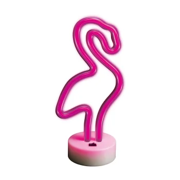 Неоновый светильник Фламинго LED на подставке FSNE01 Forever Light, розовый