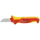 Кабельный нож KNIPEX 98 52, лезвие 50 мм, красно-желтый