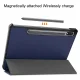 Samsung Galaxy Tab S9 (SM-X710, SM-X716B) Trifold Stand PU Leather Cover Case, Blue | Чехол Книжка для...