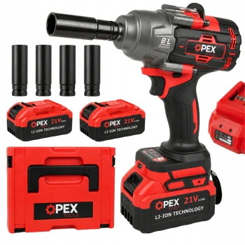 Opex Tools OPX28039 Bezoglīšu triecienskrūvgriezis 1000Nm 2x3.0Ah