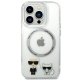 Karl Lagerfeld Karl & Choupette Aluminum MagSafe vāciņš iPhone 14 Pro Max