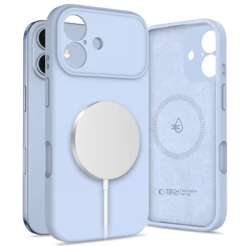 Tech-Protect Silicone MagSafe vāciņš Apple iPhone 17 zils