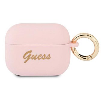 Guess Чехол для AirPods Pro Silicone Vintage Розовый