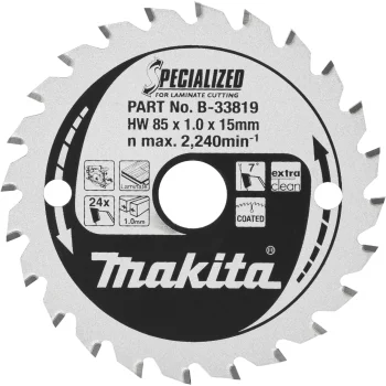 Пильный диск по дереву Makita B-33819 SPECIALIZED 85x15 мм 24T