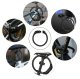Heavy Duty Combination Bike Lock for Bicycles and Electric Scooters, Black