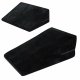 Trīsstūrveida atbalsta spilvenu komplekts, 2 gab., melns