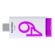 USB zibatmiņa Philips Click Series USB-C 64GB USB 3.2 Gen 1, balta/violeta