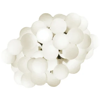 Dārza virtene 10m ar 100 LED spuldzēm, auksti balta