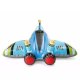 Inflatable Airplane Ride-On with Water Gun INTEX 57536, Blue