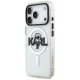 Karl Lagerfeld IML Karl Sketch Logo MagSafe vāciņš iPhone 17 Pro, Caurspīdīgs
