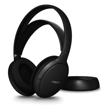 Philips SHC5200M2/12 Wireless Headphones, Black