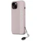Karl Lagerfeld iPhone 15 / 14 / 13 Case Saffiano Rhinestones & Charm, Pink