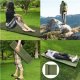 Salokāms Tūrisma Pārgājienu Сeļojumu Kempinga Paklājiņš Matracis, Zaļš | Folding Camping Travel Mat