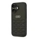 Telefona vāciņš Audi Synthetic Leather priekš iPhone 16 6.1\", melns