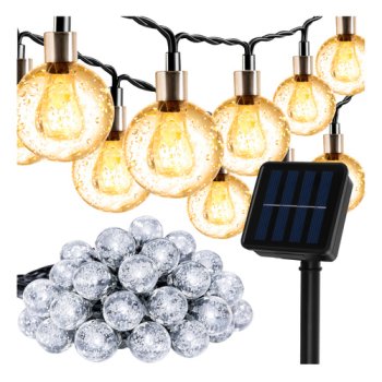 Gardlov 00024008 Solar String Lights 7m IP44 Warm White