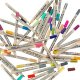 Waterproof Acrylic Markers for Fabric and Stones, 48 pcs