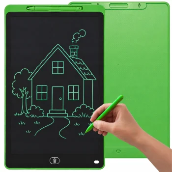 Графический планшет для рисования с LCD экраном 16", зеленый