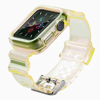 Силиконовый ремешок Strap Light Set для Apple Watch 38mm Желтый