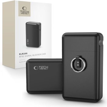 Чехол для автомобильных ключей Tech-Protect KLR200 с RFID-защитой, черный