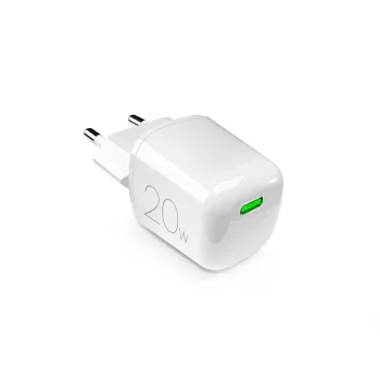 Puro 20W GaN USB-C tīkla lādētājs PD Balts
