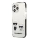 Karl Lagerfeld iPhone 13 Pro / 13 Hardcase Karl & Choupette White