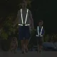 Светоотражающая жилетка со шлейкой, красного цвета