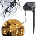 Садовая гирлянда, фонарики-шары 7м 50LED, теплый белый свет