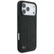 Mercedes iPhone 17 Pro Max vāciņš Leather Laurel Leaves MagSafe, melns